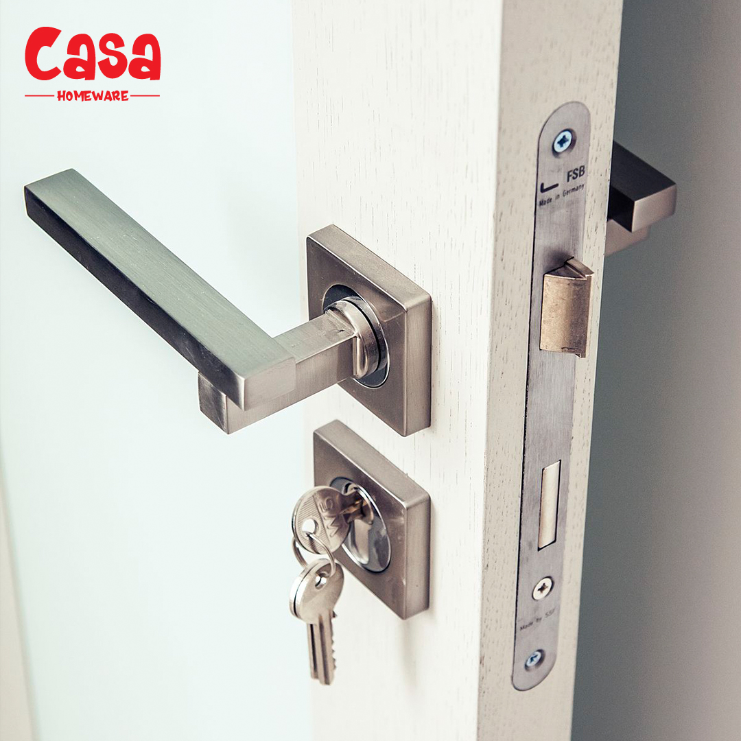 2 Modern Stainless steel door handles - Image 1