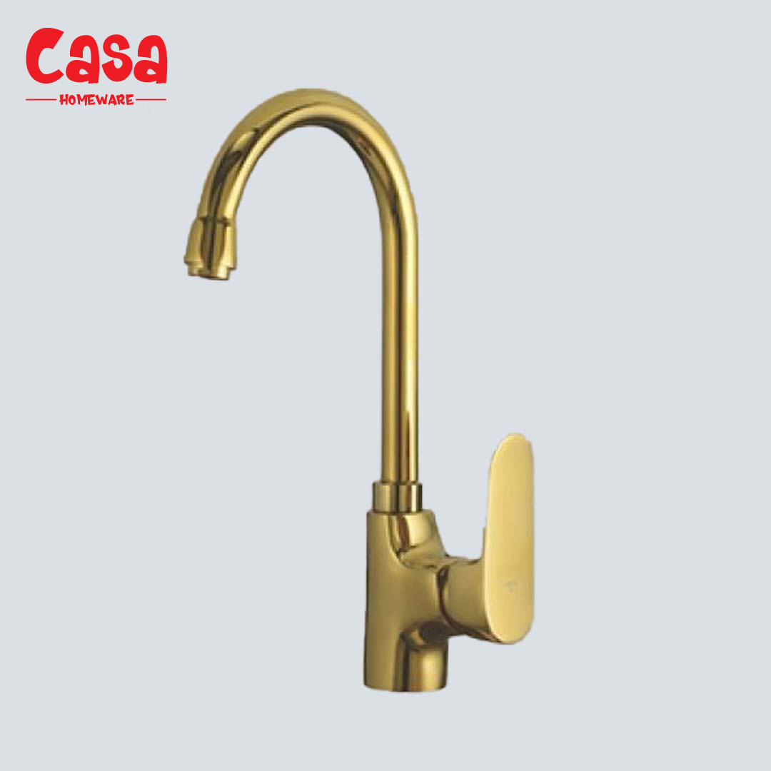 48 Golden Color Kitchen Mixer Stainless Steel - Image 1