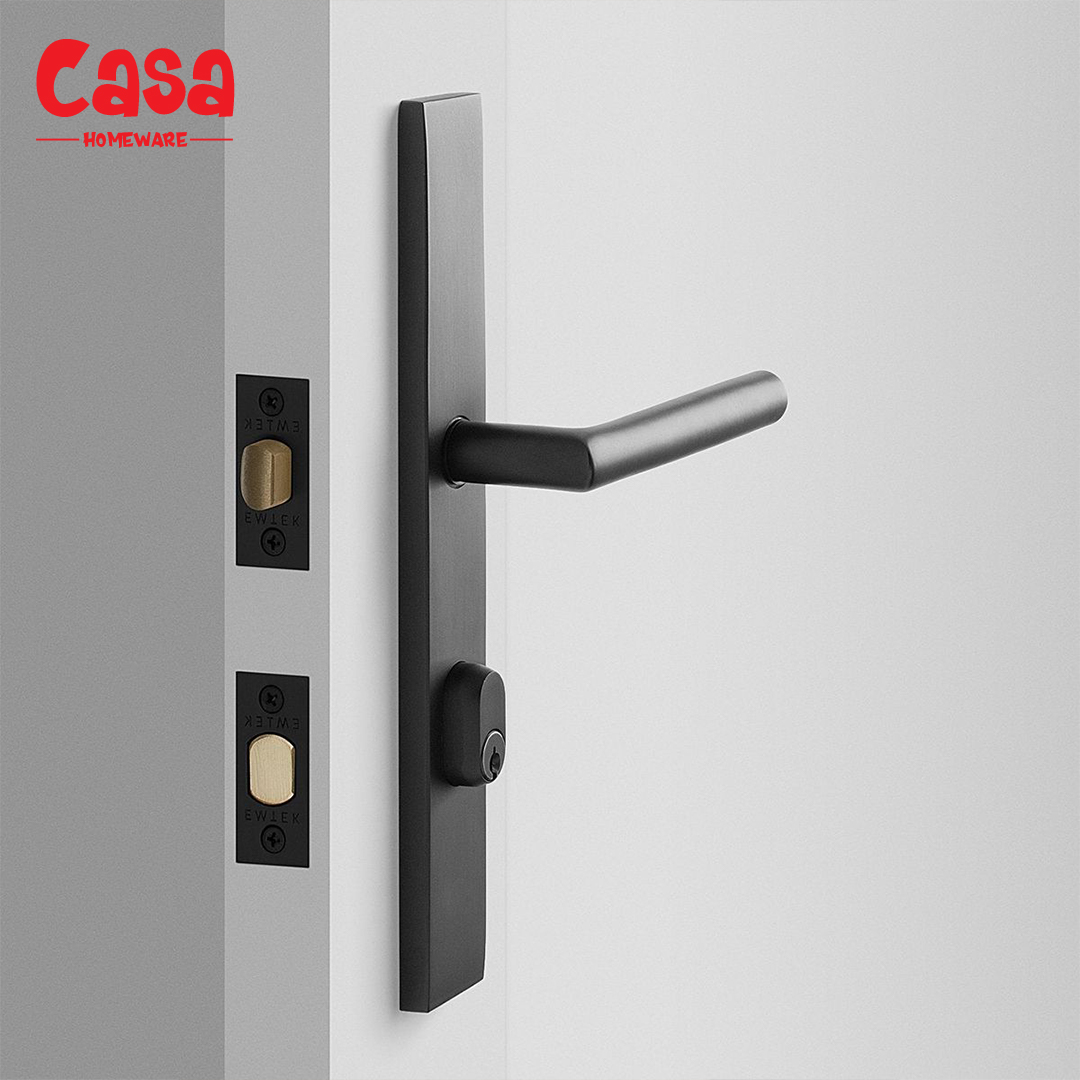 7 Entrance Lock Set Ultra Silence Zinc Alloy Indoor Split Lock Simple Door Handle Set for Wooden Door - Image 1